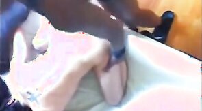 Guy gets filled with Black cock and loves it