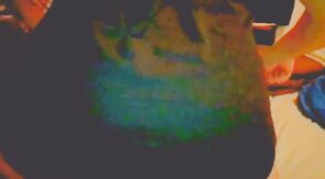 me smacking my balls against my ass in slow motion