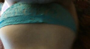 Amatuer CD Torn Panty Fuck With Cum