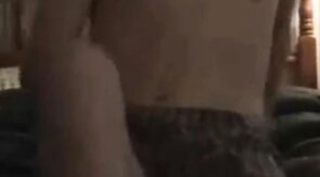 Self sucking twink cums on his face