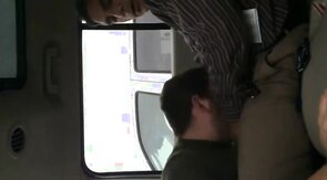 Giving dad a blowjob till he cums