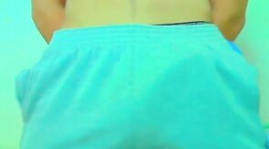 Cute guy shows his body and dick