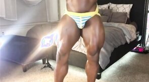 Amazing Bubble Black ass Toying his Hole