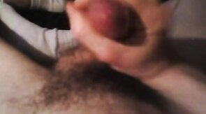 Slim Twink Wank and Cum closeup