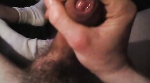 Slim Twink Wank and Cum closeup