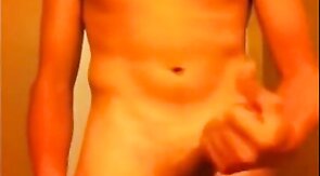 Tan Young Boy with MASSIVE Cock