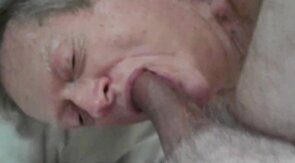 Grampa sucking