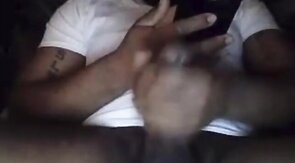 HORNY BLACK DUDE WITH THICK HARD BBC BUSTIN A HUGE NUTT