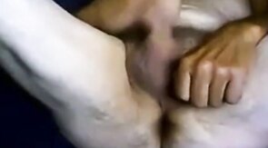 Mature bearded hot guy maturbating