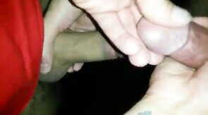 jerking off together