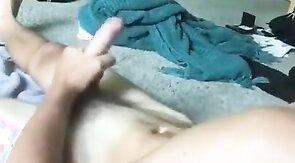 Wanking on the floor