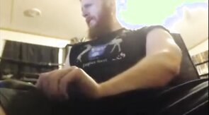 Big Dick Ginger Shoots Out A Massive Load