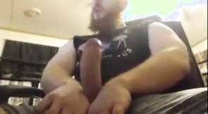 Big Dick Ginger Shoots Out A Massive Load