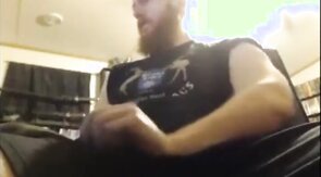 Big Dick Ginger Shoots Out A Massive Load