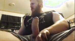 Big Dick Ginger Shoots Out A Massive Load