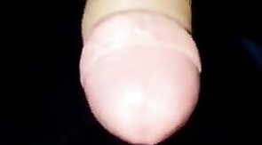 Nice cock edging and explosing no hands creamy cumshot