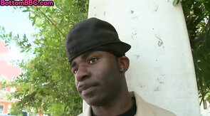 Outdoor public fucked Black bottom enjoys anal with IR