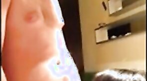 Asian Tranny Swallows White Thug Cum