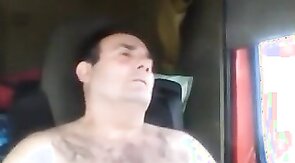 Horny trucker stud