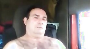 Horny trucker stud