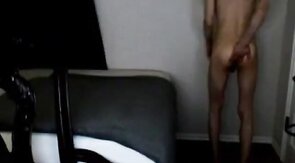 Femboy fingering ass raw