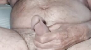 Grandpa is naughty in cam