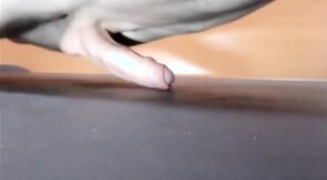 Pushups humping cum closeup