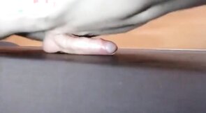 Pushups humping cum closeup