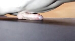 Pushups humping cum closeup