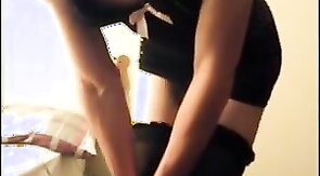 Sissy Gives A Strip Tease And Tastes Her Hole-Connie Madison