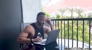 Throating gay fucked by BWC stud in POV in doggystyle