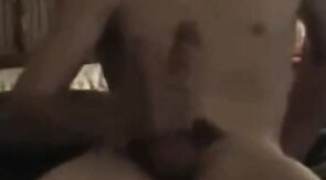 Self sucking twink cums on his face