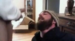 Young Bear Swallows Wrestling Coach Cum