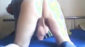 Daddy's bull balls and bare behind