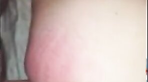 Daddy dick stretching tiny buttonhole to breaking