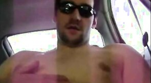 Horny Verbal Dude Jerks Off & Cums in Car