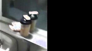 waiting for someone to walk in