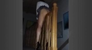 Sissy slut plugged - kinky cowgirl