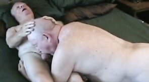 two elderly friends