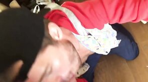 My friend sucks for me