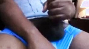 Verbal Hung Black Stud Jerk Off & Cum