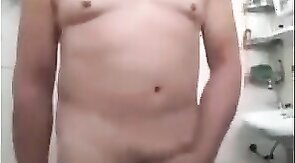 asia grandpa play with his dick