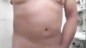 asia grandpa play with his dick