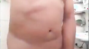 asia grandpa play with his dick