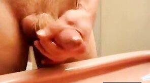 boy wank with nice precum and cumshot