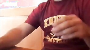 Bearded Bro Public Jerk Off in A Coffee Shop