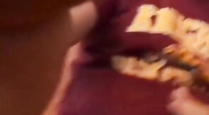 Bearded Bro Public Jerk Off in A Coffee Shop