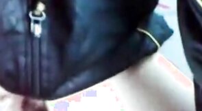 Older man cruise in car