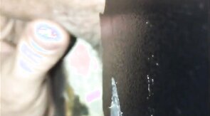 Gloryhole blowjob CIM