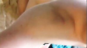 Smooth twink dildo fucks